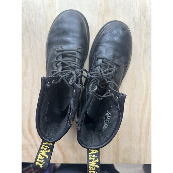Dr Martens 1460 J Black Side-Zip Size 3 Youth Children's Combat Boots Doc - Picture 8 of 9